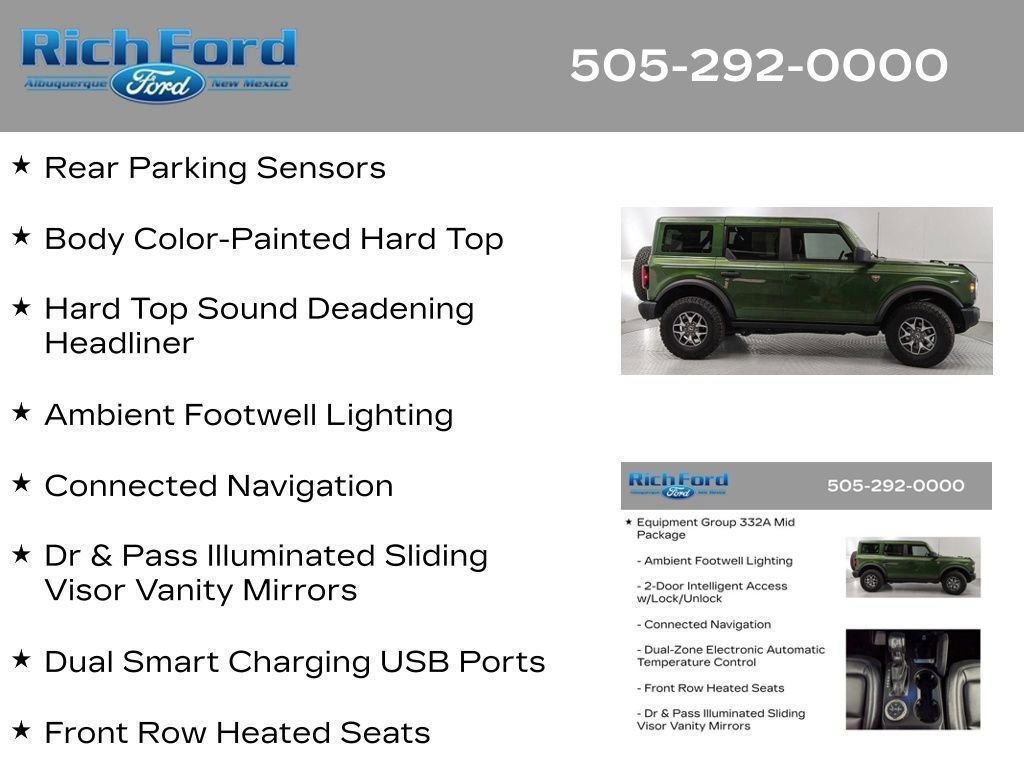 Certified 2025 Ford Bronco Badlands AWD/4WD image 84