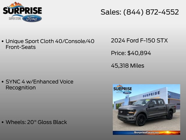 Certified 2024 Ford F150 STX w/ STX Black Appearance Package AWD/4WD image 20