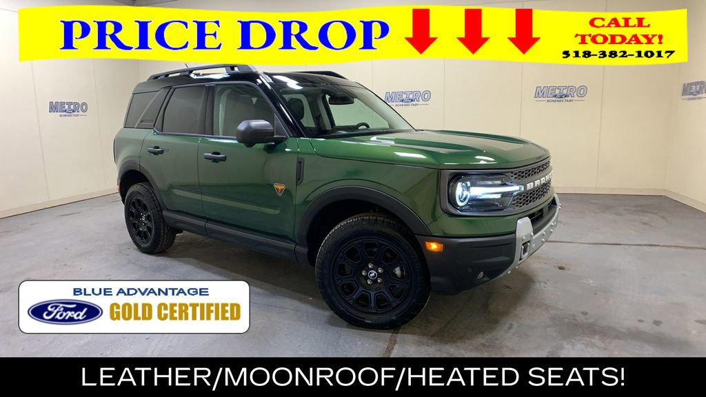 Certified 2025 Ford Bronco Sport Badlands w/ Badlands Tech Package