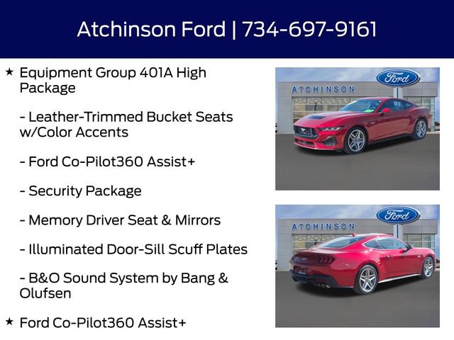 Certified 2024 Ford Mustang GT Premium RWD image 13