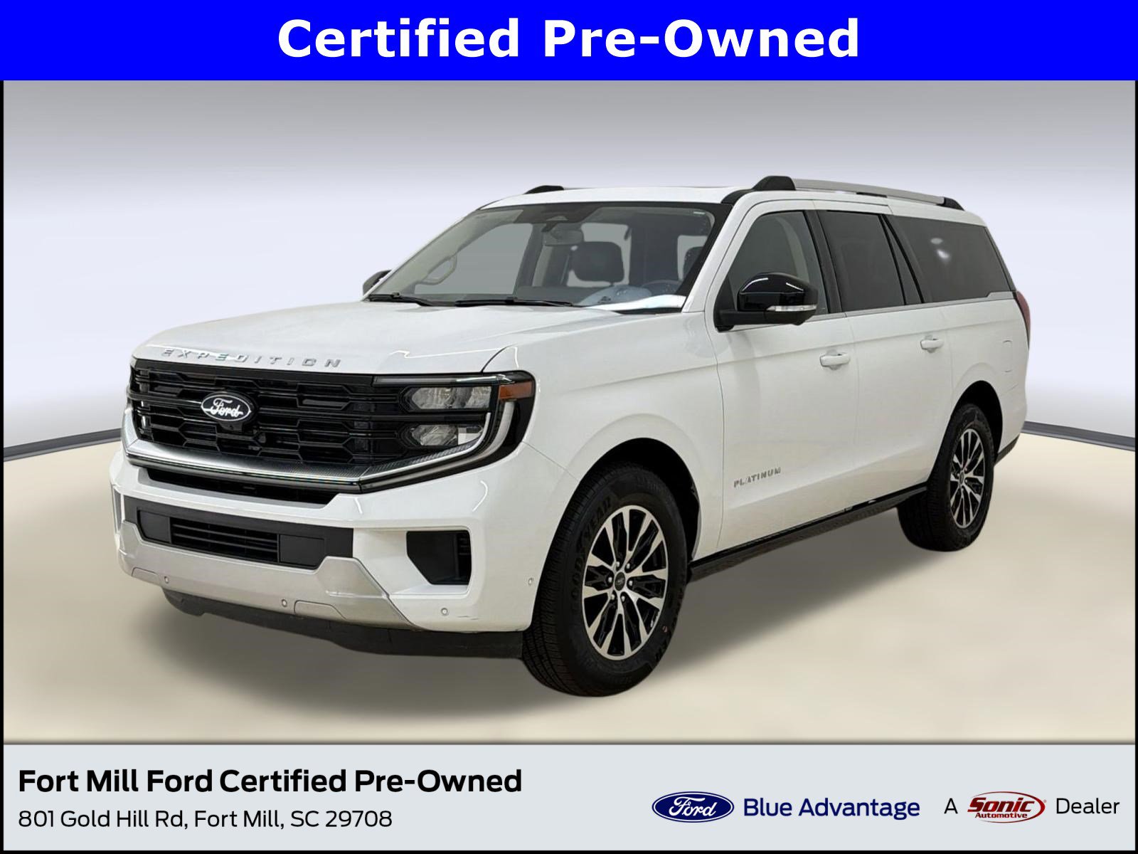 Certified 2025 Ford Expedition Max Platinum AWD/4WD image 1