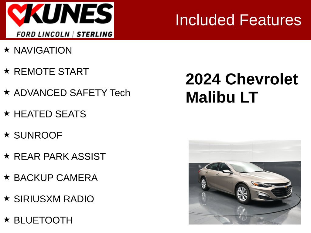 Used 2024 Chevrolet Malibu LT FWD image 2