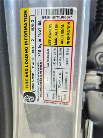 Certified 2021 Ford Ranger Lariat w/ Equipment Group 501A High RWD image 20