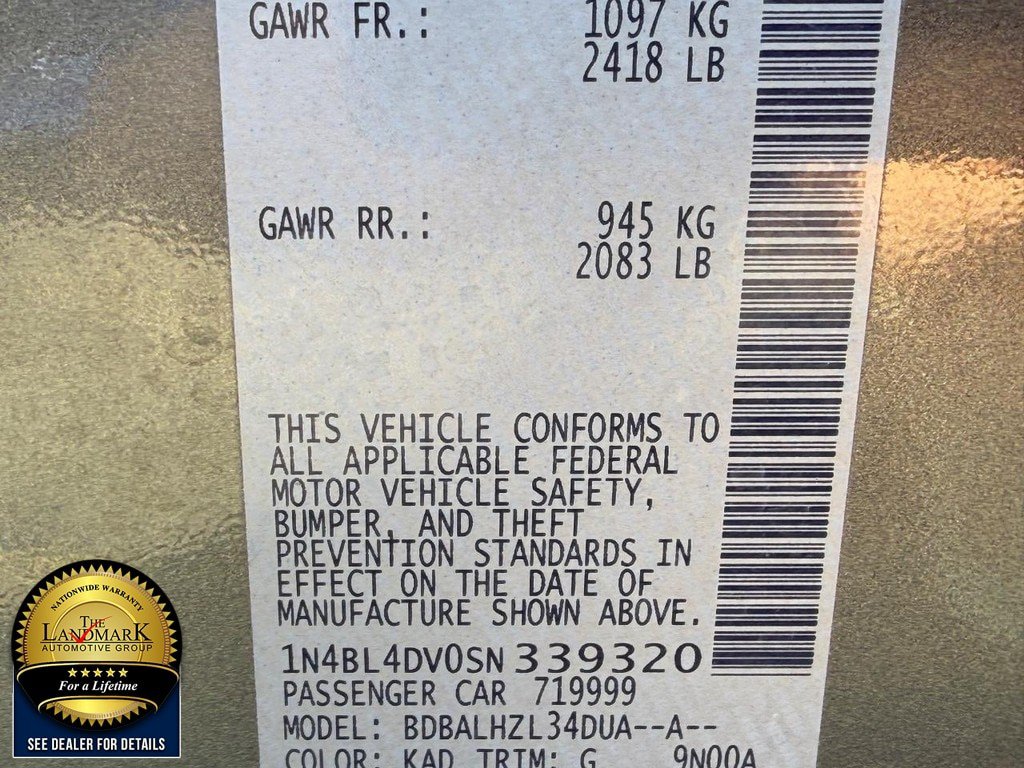 Used 2025 Nissan Altima 2.5 SV FWD image 20