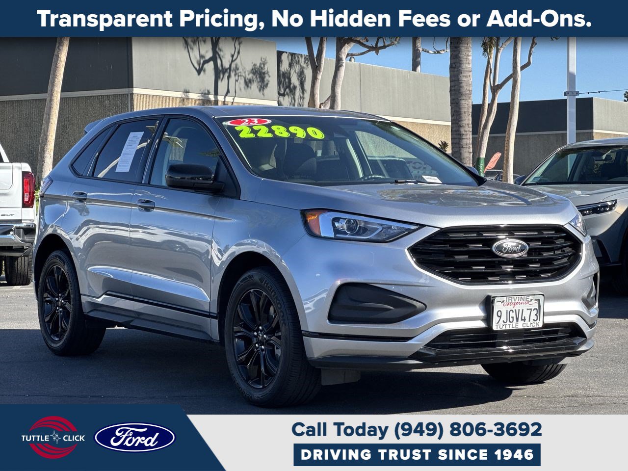 Certified 2023 Ford Edge SE w/ Black Appearance Package AWD/4WD image 12