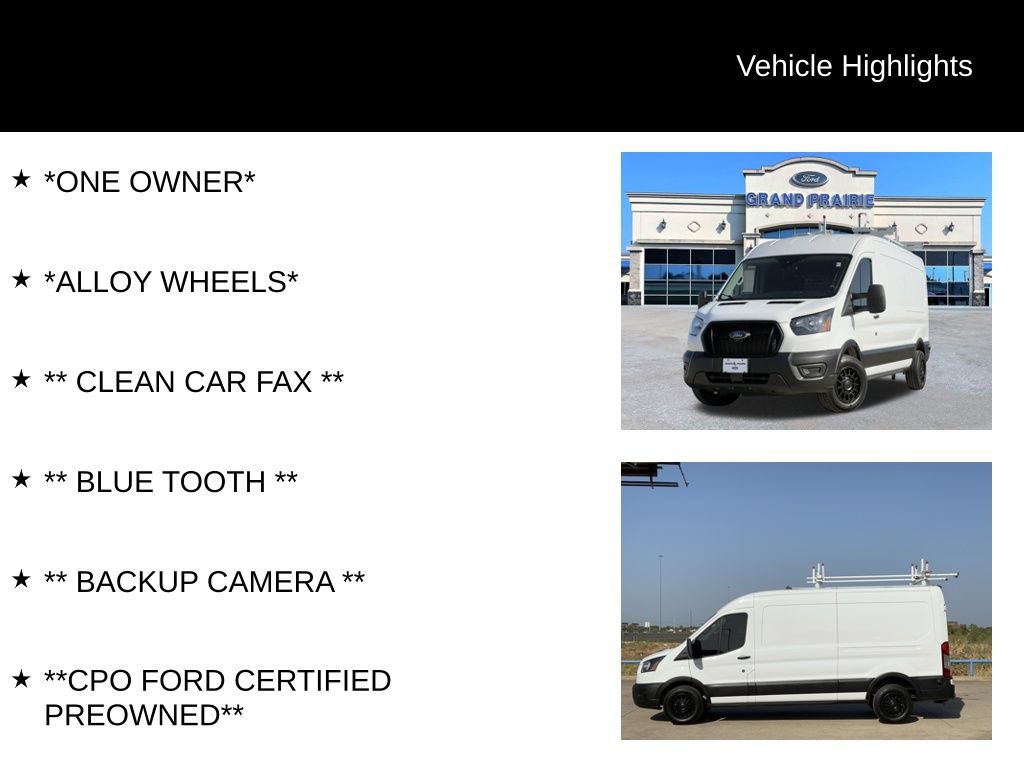 Certified 2024 Ford Transit 350 148 Medium Roof RWD image 4