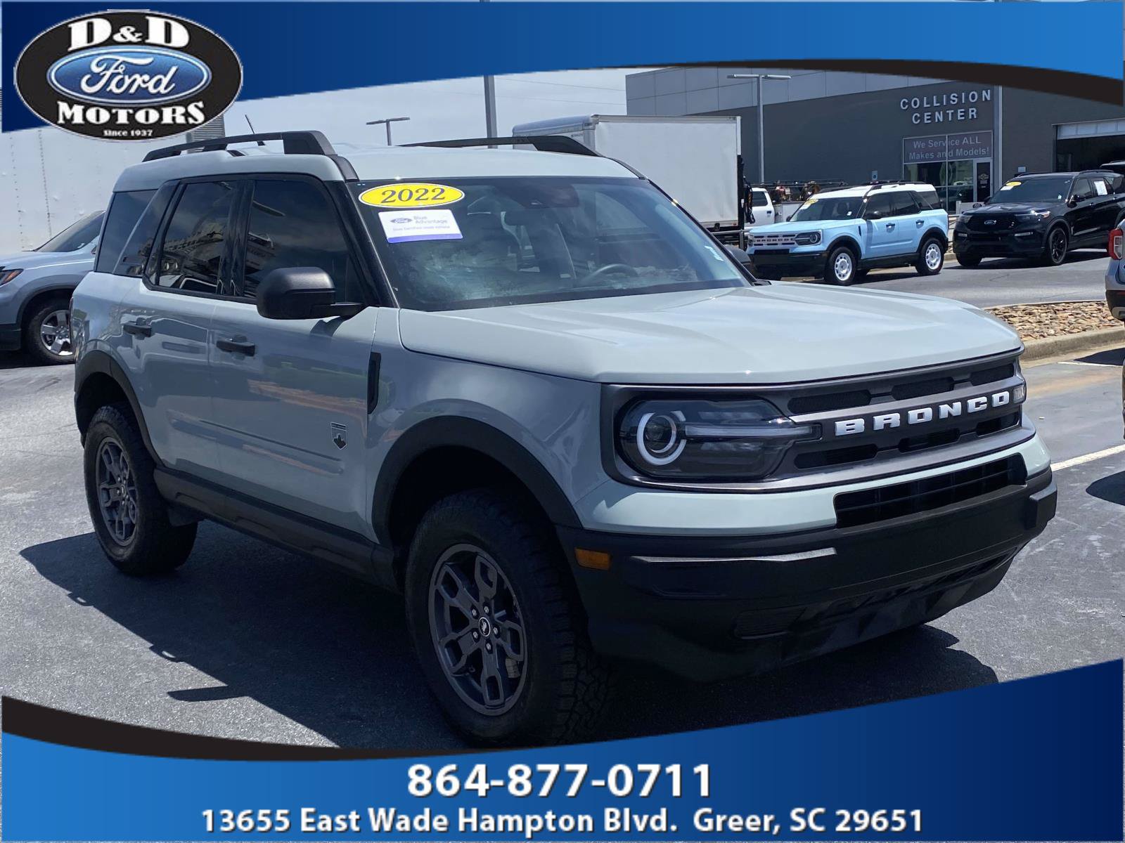 Certified 2022 Ford Bronco Sport Big Bend