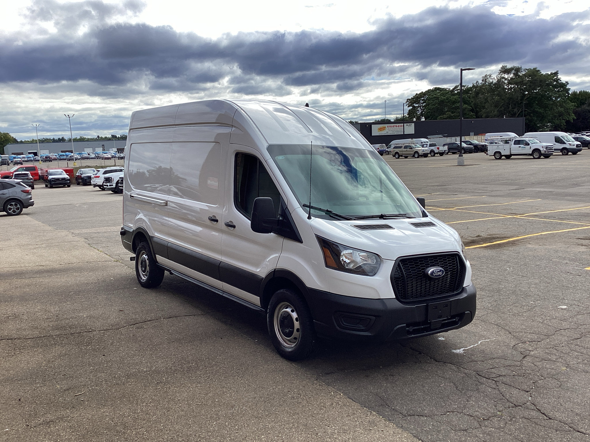 Certified 2025 Ford Transit 250 148 High Roof w/ Load Area Protection Package RWD image 1