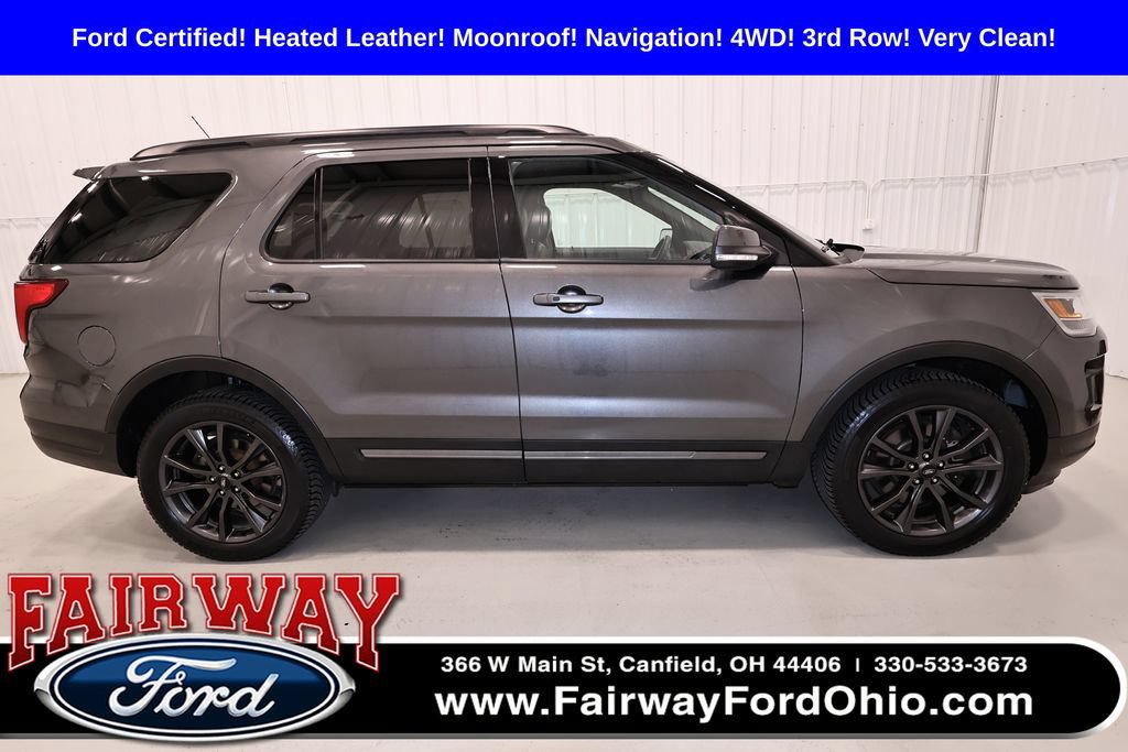 Certified 2018 Ford Explorer XLT w/ Equipment Group 202A