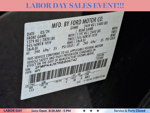 Certified 2024 Ford Edge SEL w/ Convenience Package AWD/4WD image 28