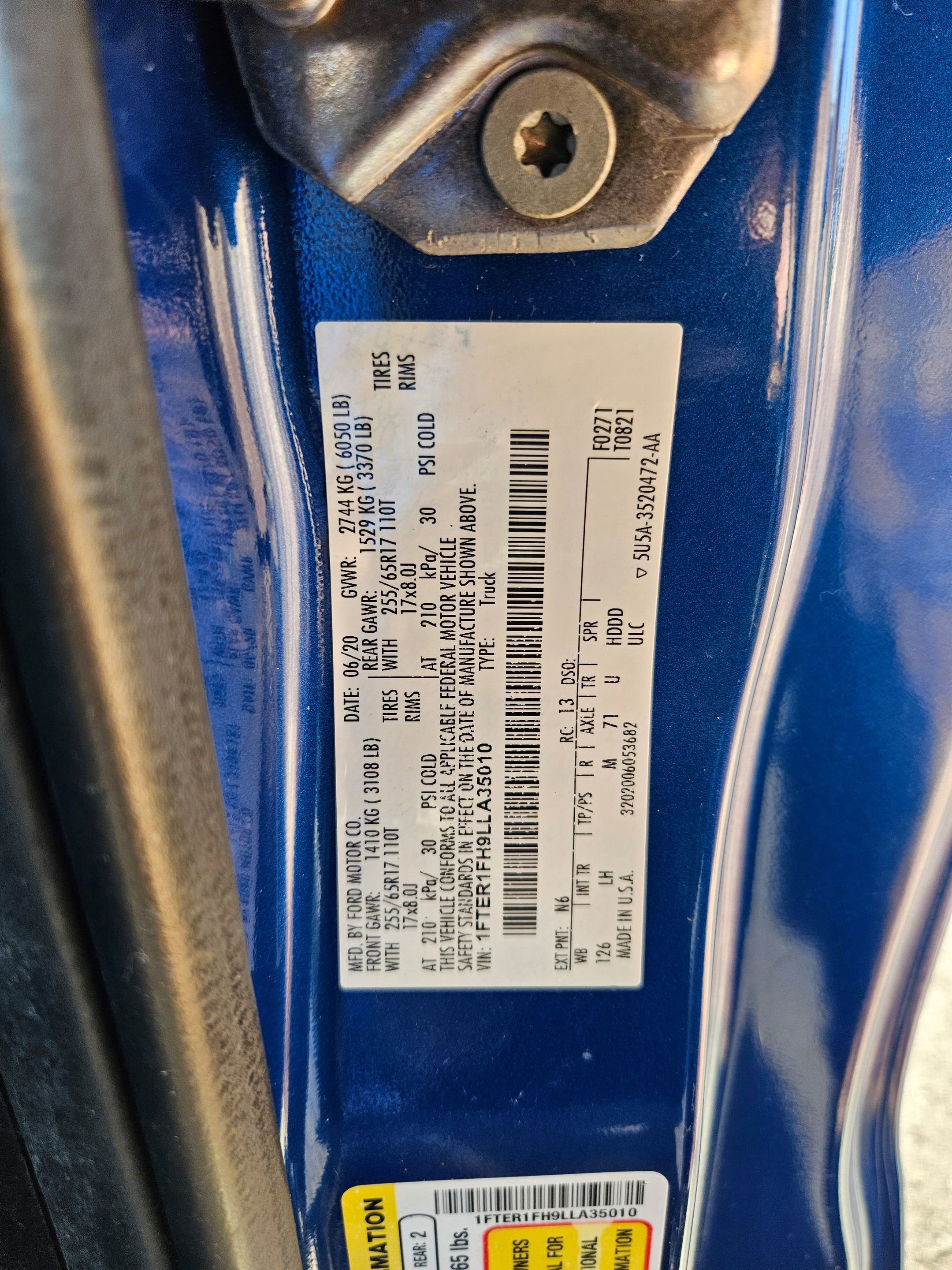 Certified 2020 Ford Ranger XLT w/ Equipment Group 301A Mid image 24