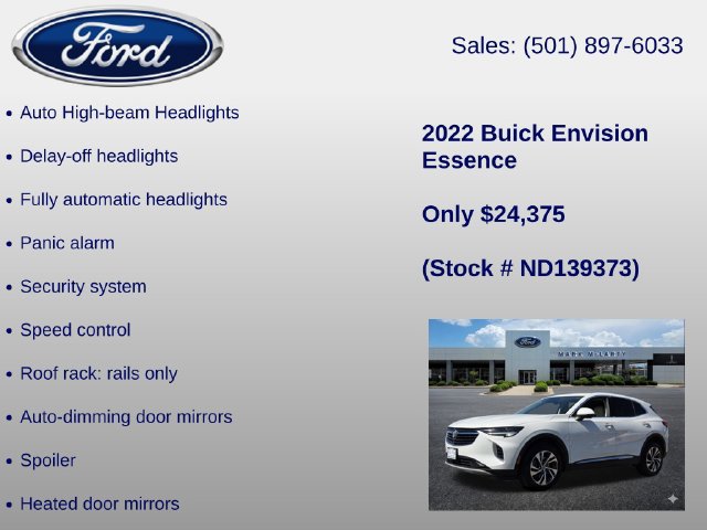 Used 2022 Buick Envision Essence w/ Safety Package FWD image 30