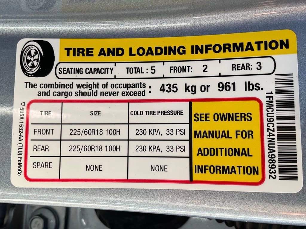 Certified 2022 Ford Escape SEL w/ Technology Package image 68