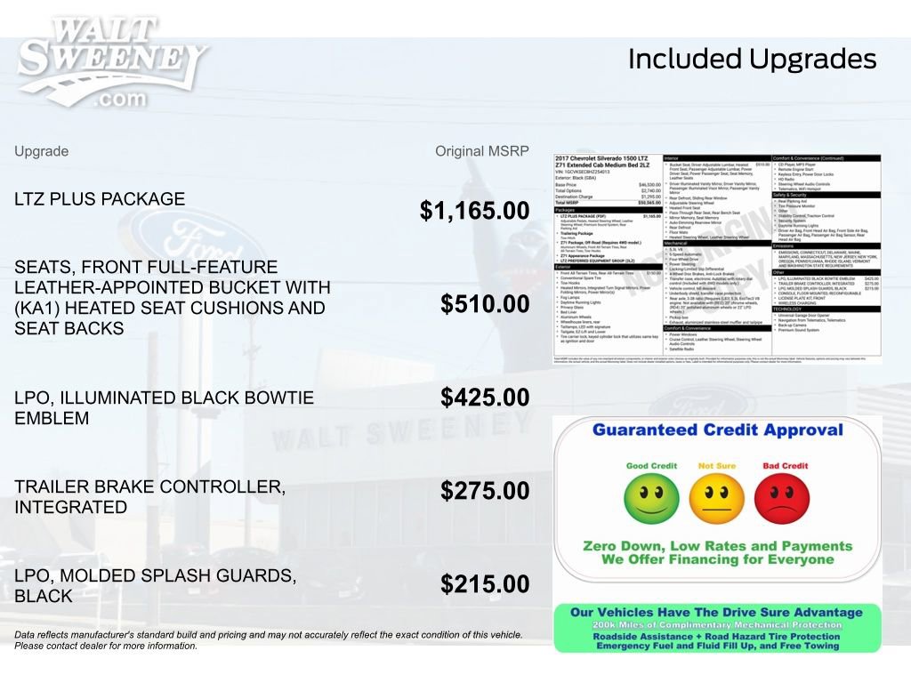 Used 2017 Chevrolet Silverado 1500 LTZ Z71 w/ LTZ Plus Package image 11