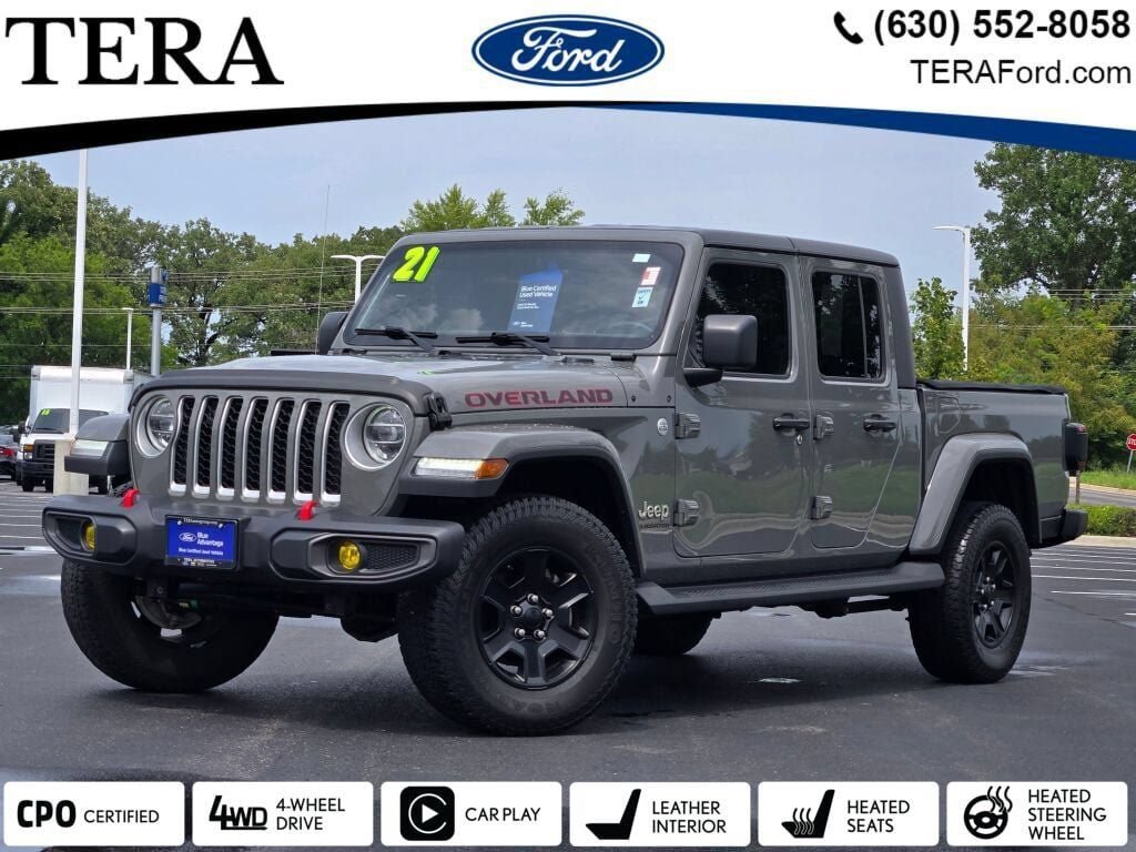 Used 2021 Jeep Gladiator Overland w/ Popular Equipment Package AWD/4WD image 1