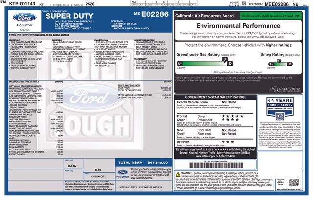 Certified 2021 Ford F250 XL w/ STX Appearance Package AWD/4WD image 4