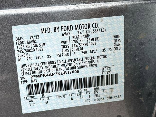 Certified 2022 Ford Edge ST image 23