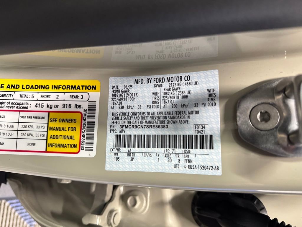 Certified 2025 Ford Bronco Sport Outer Banks w/ Outer Banks Tech Package+ AWD/4WD image 32