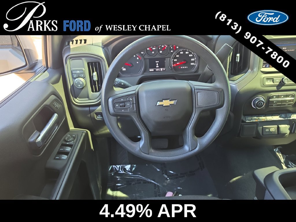Used 2025 Chevrolet Silverado 1500 Custom w/ Turbomax Blackout Package RWD image 12