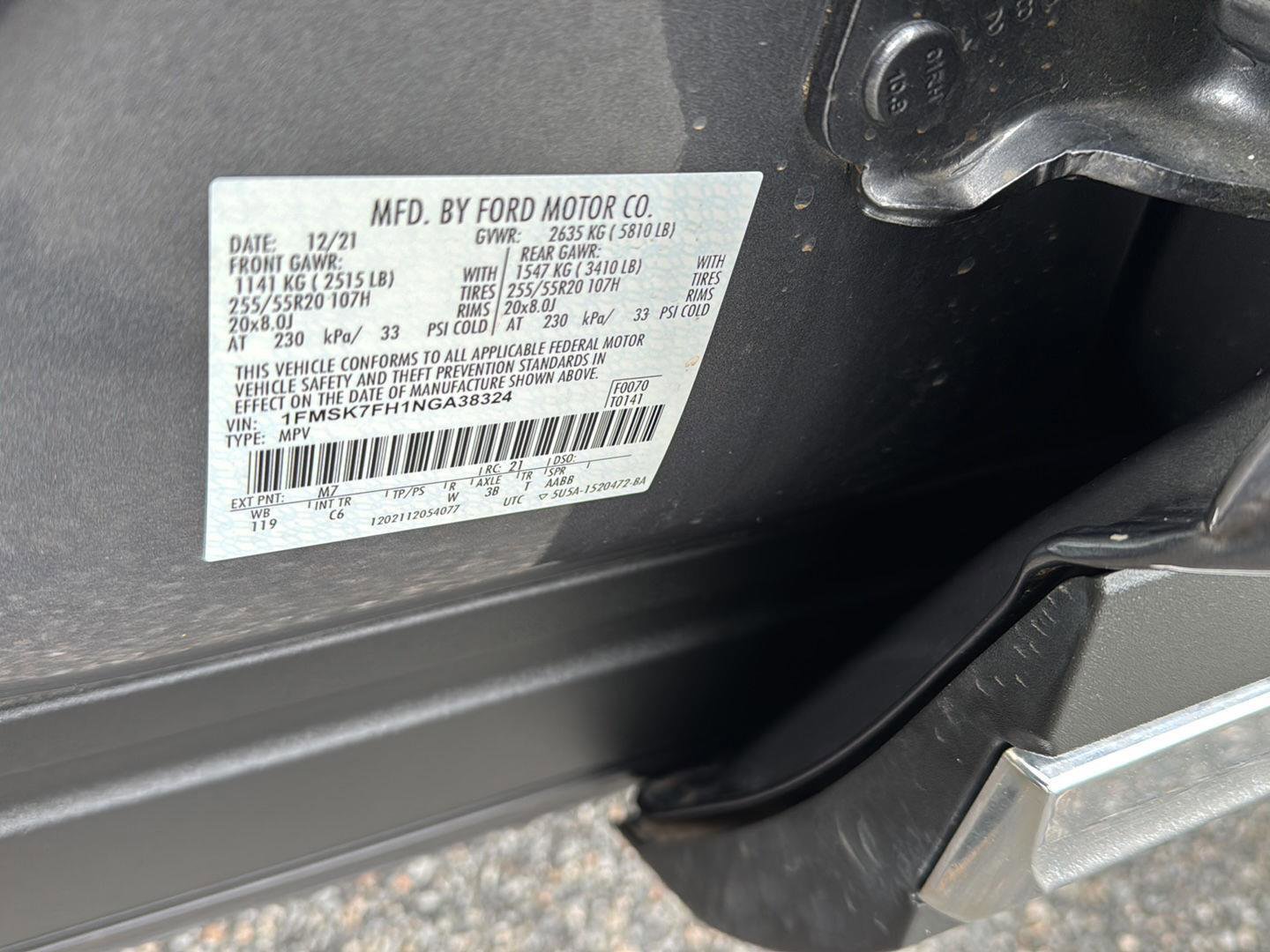 Certified 2022 Ford Explorer Limited w/ Equipment Group 301A image 36