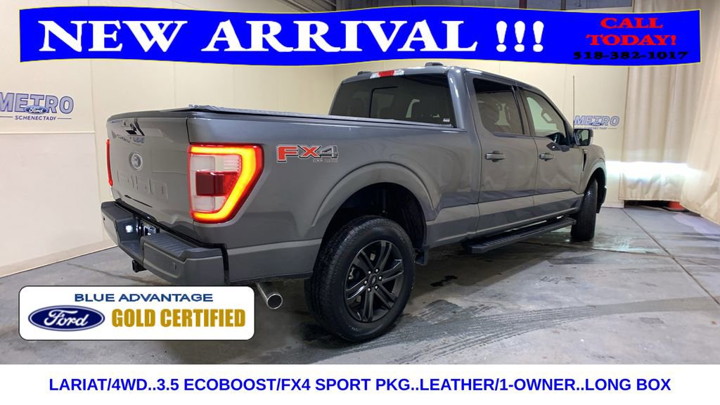Certified 2021 Ford F150 Lariat w/ Equipment Group 502A High image 3