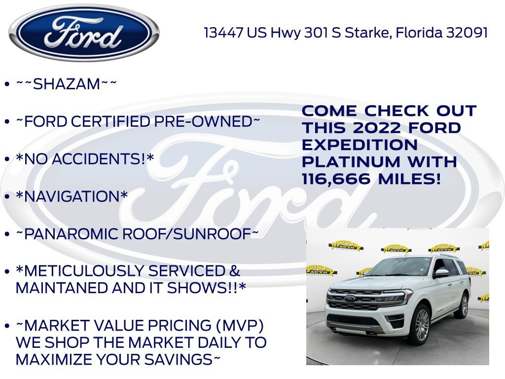 Certified 2022 Ford Expedition Platinum AWD/4WD image 6