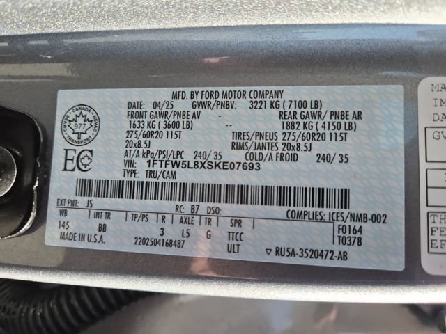 Certified 2025 Ford F150 Lariat AWD/4WD image 25
