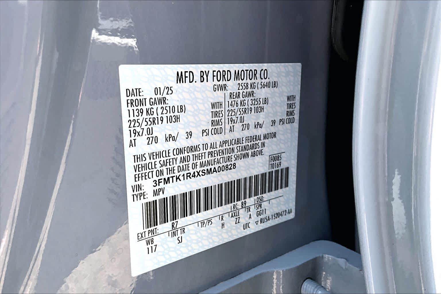 Certified 2025 Ford Mustang Mach-E Select w/ Comfort Package Lite RWD image 33