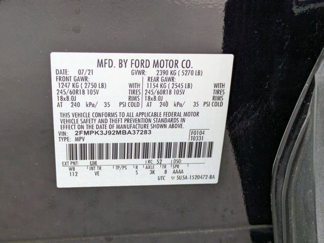 Certified 2021 Ford Edge SEL w/ Convenience Package image 23