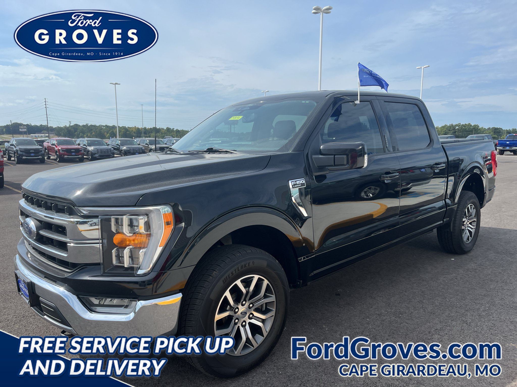 Certified 2022 Ford F150 Lariat w/ Equipment Group 501A Mid