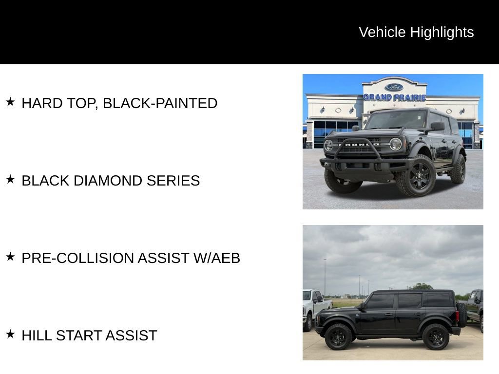 Certified 2024 Ford Bronco Black Diamond AWD/4WD image 8