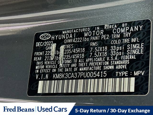 Used 2023 Hyundai Kona N Line w/ Cargo Package image 37