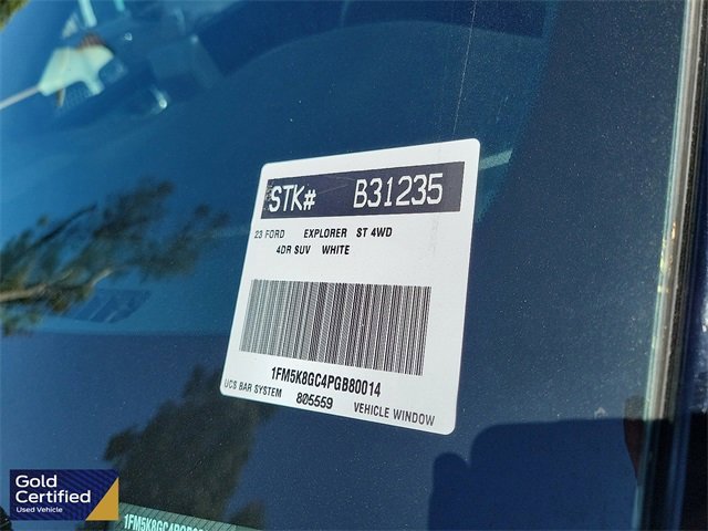 Certified 2023 Ford Explorer ST w/ Equipment Group 401A image 34
