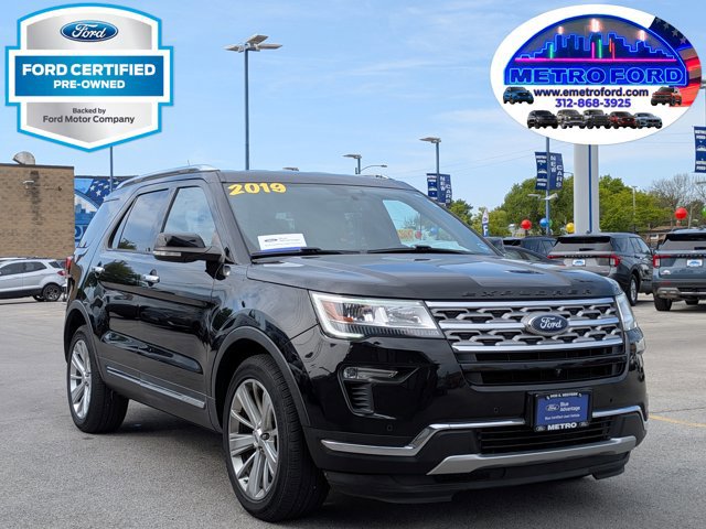 Certified 2019 Ford Explorer Limited w/ Class III Trailer Tow Package AWD/4WD image 1