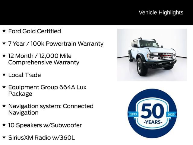 Certified 2023 Ford Bronco Heritage Edition AWD/4WD image 10