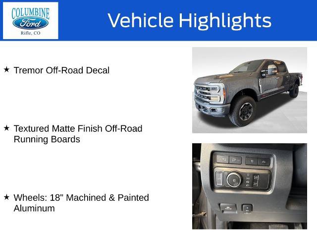 Certified 2024 Ford F350 Platinum w/ Tremor Off-Road Package AWD/4WD image 8