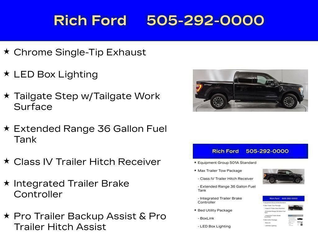 Certified 2023 Ford F150 Lariat w/ Max Trailer Tow Package AWD/4WD image 76