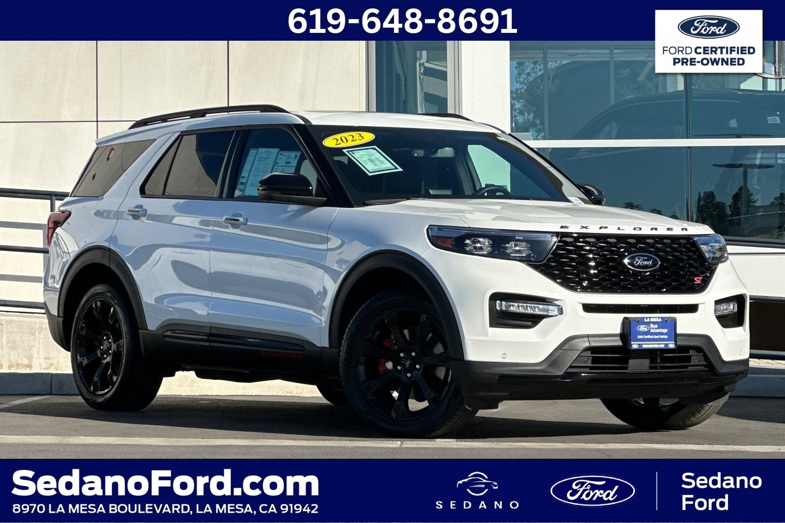 Certified 2023 Ford Explorer ST w/ Equipment Group 401A