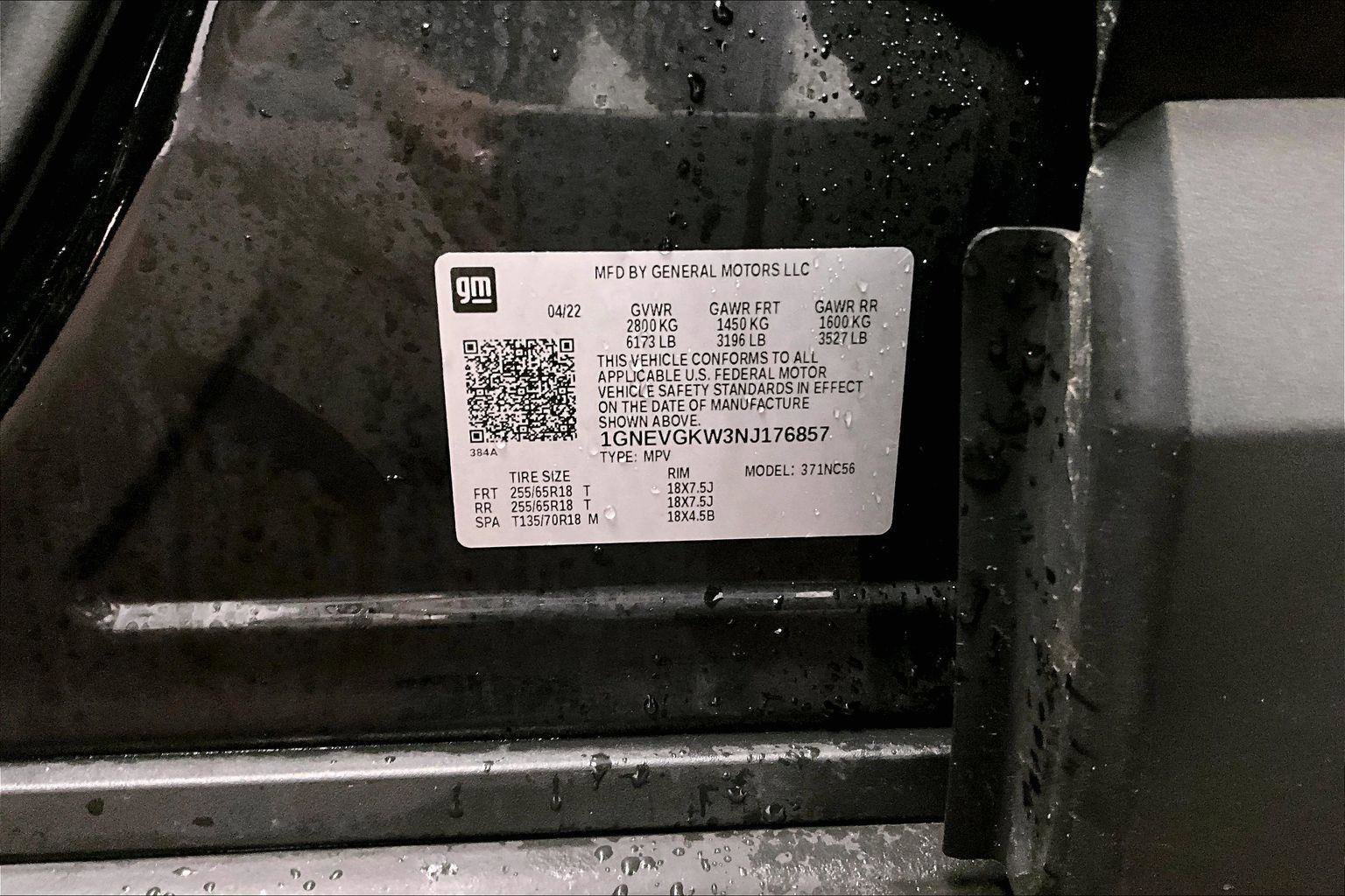 Used 2022 Chevrolet Traverse LT w/ LPO, Cargo Package image 34