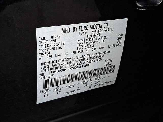 Certified 2025 Ford Explorer ST-Line AWD/4WD image 28