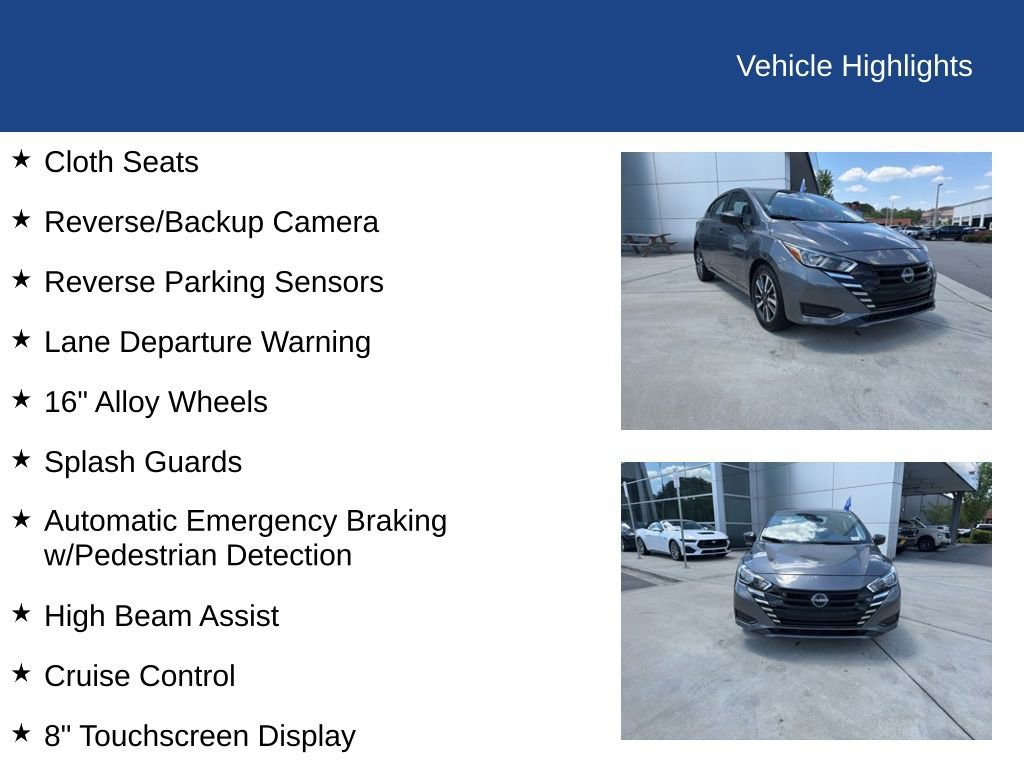 Used 2024 Nissan Versa S w/ S Plus Package image 28