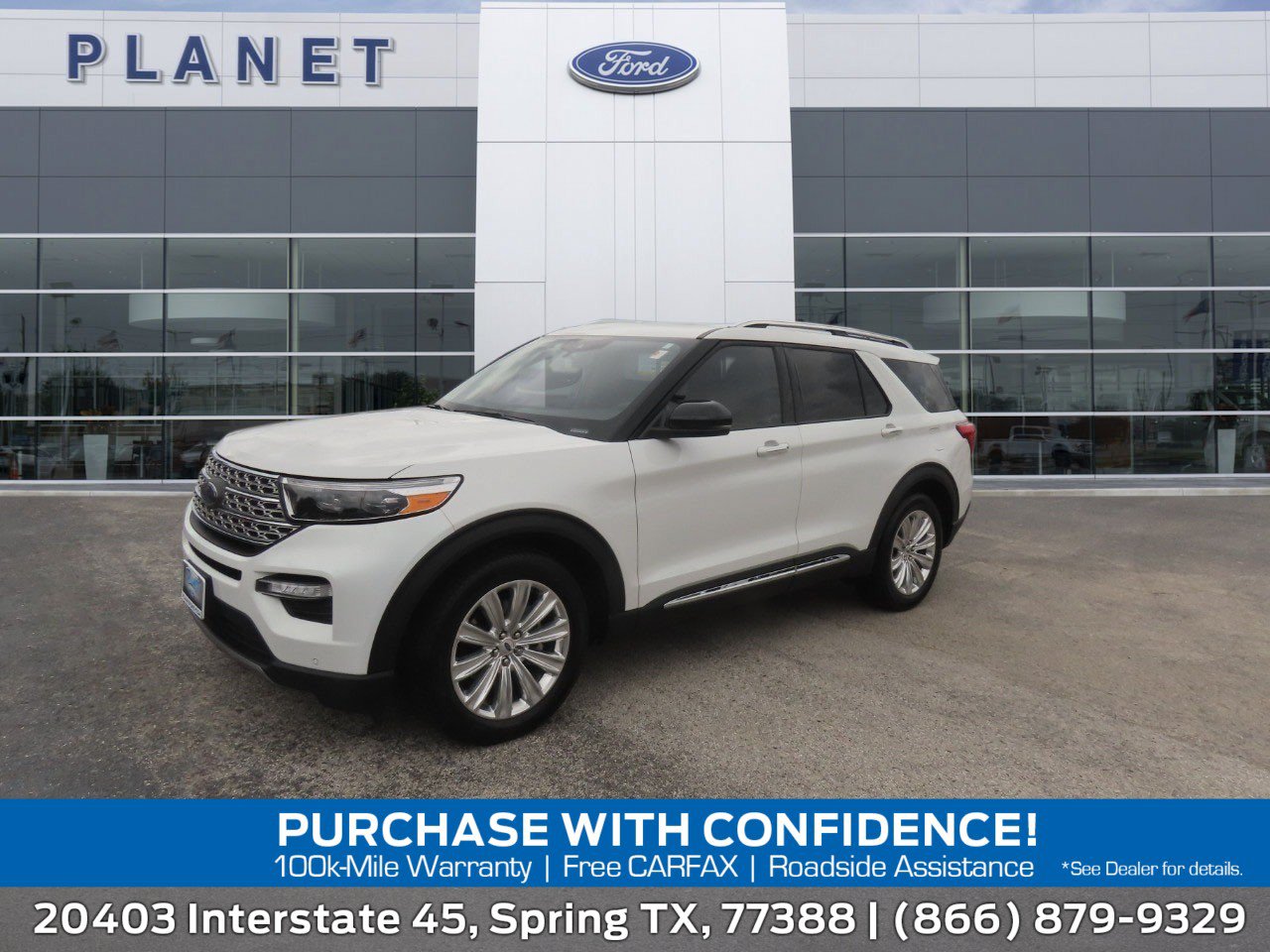 Certified 2024 Ford Explorer Limited w/ Limited Technology Package RWD image 1