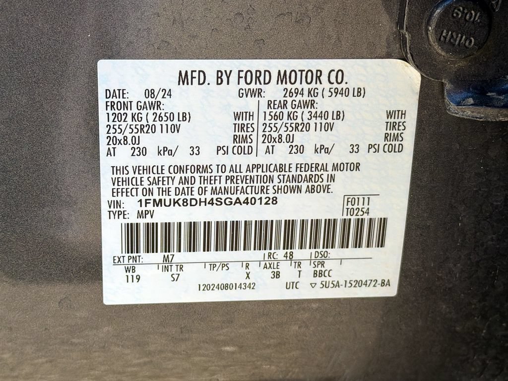 Certified 2025 Ford Explorer Active w/ Active Comfort Package AWD/4WD image 34