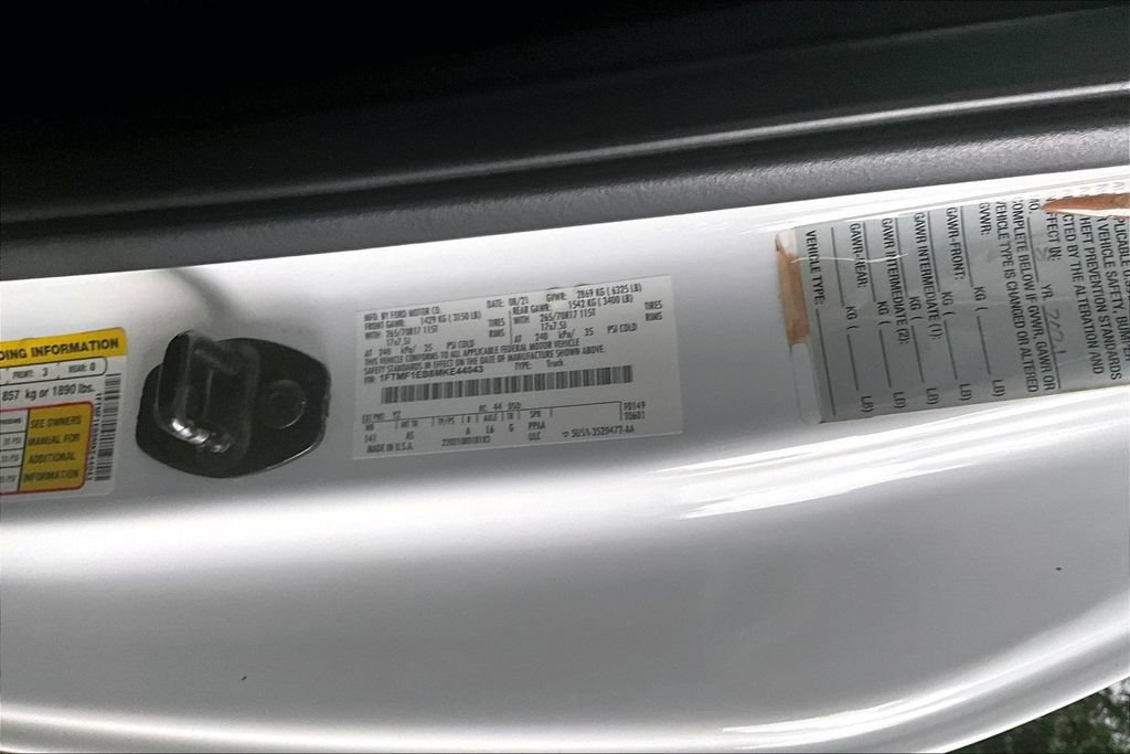 Certified 2021 Ford F150 XL w/ Equipment Group 101A High AWD/4WD image 30