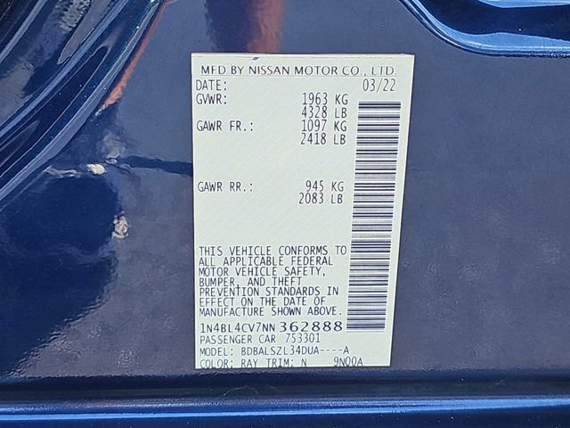 Used 2022 Nissan Altima 2.5 SR FWD image 37
