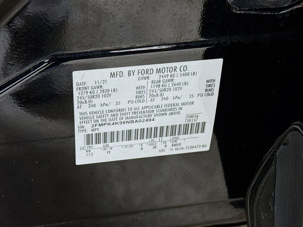 Certified 2022 Ford Edge Titanium w/ Equipment Group 301A image 34