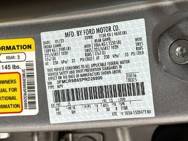 Certified 2023 Ford Bronco Sport Big Bend AWD/4WD image 36