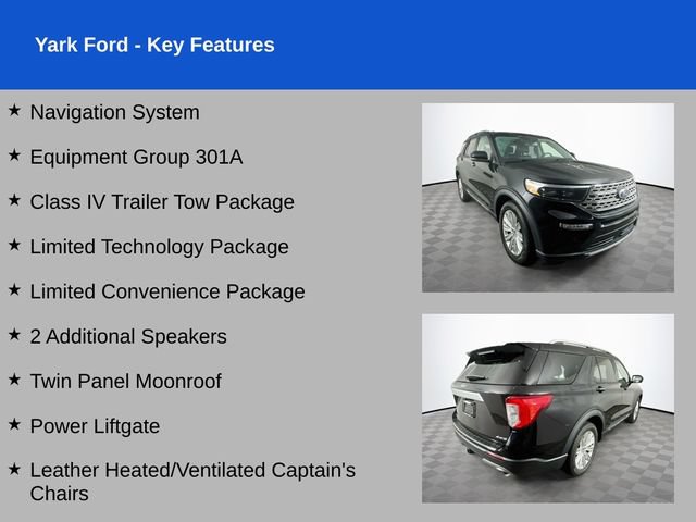 Certified 2023 Ford Explorer Limited w/ Limited Technology Package AWD/4WD image 2