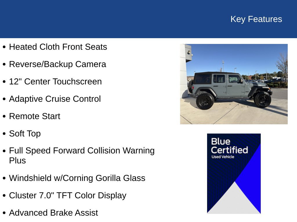 Used 2024 Jeep Wrangler Unlimited Sport AWD/4WD image 30