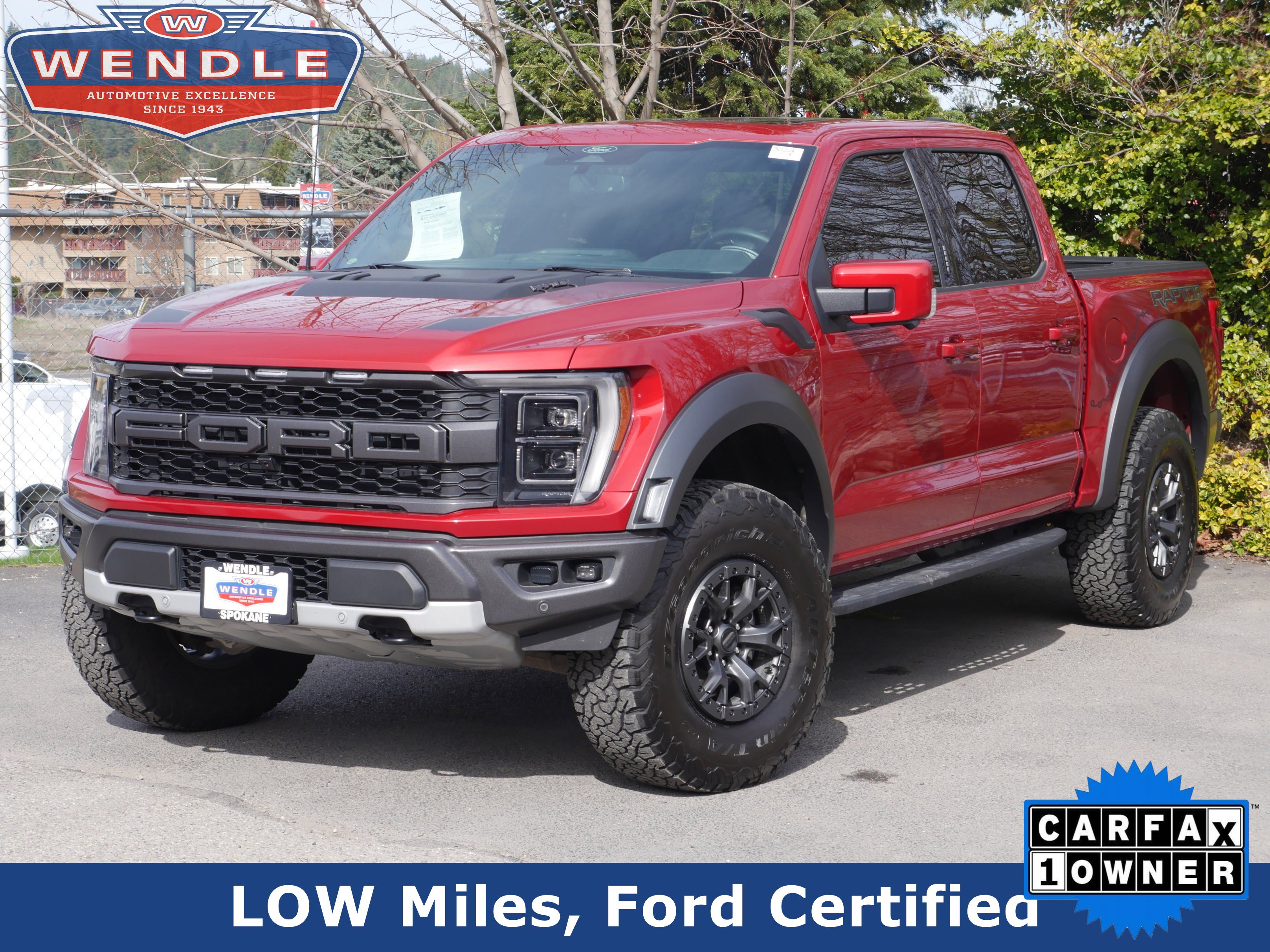 Certified 2022 Ford F150 Raptor w/ Raptor 37 Performance Package